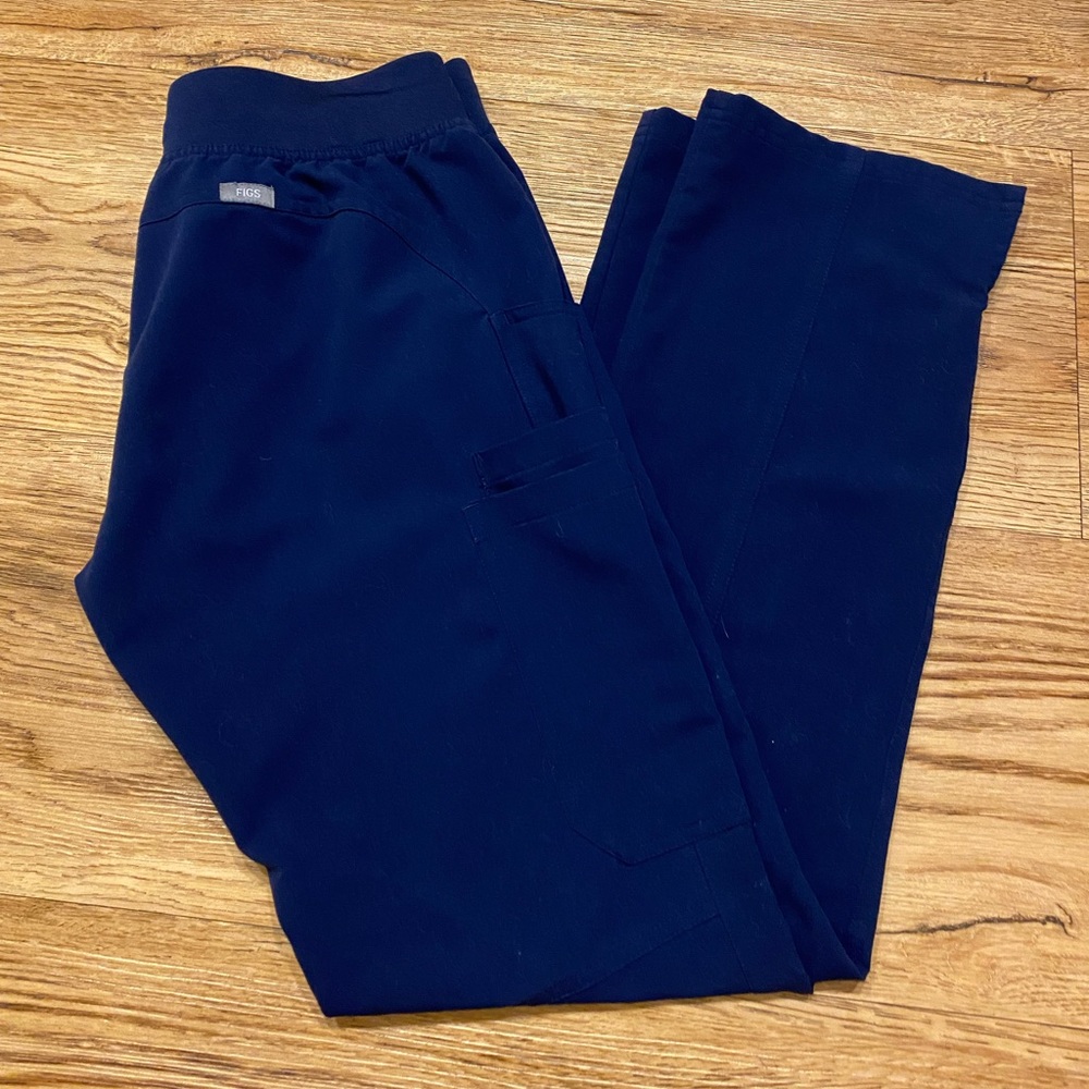 FIGS Womens Kade Scrub Pant Navy Blue